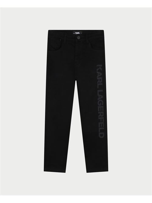 Karl Lagerfeld 5-pocket logo jeans for kids KARL LAGERFELD | Z3026809B